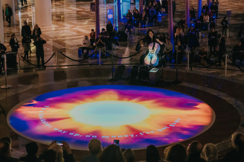 Radical cellist Maya Beiser debuts her immersive performance of Aura Blackstar: Bowie Cello Sym