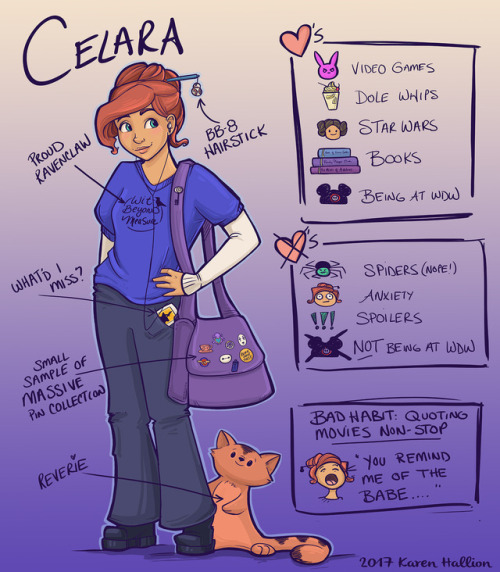 A little info about my character “Celara”. :)
