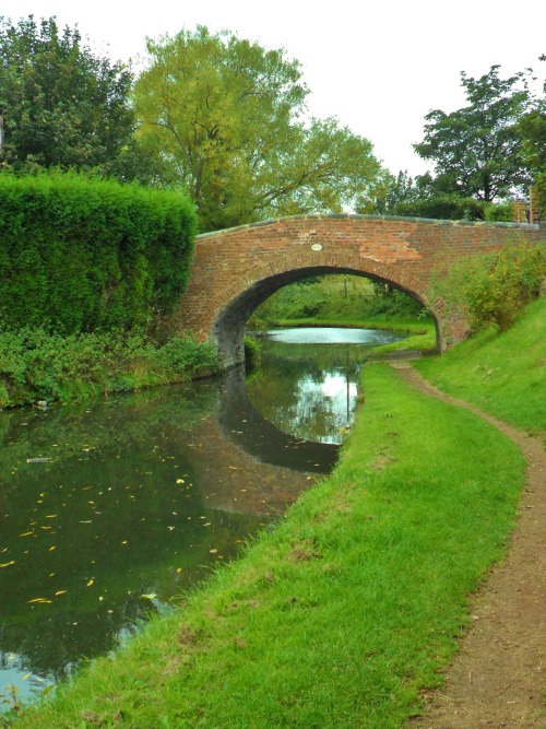vwcampervan-aldridge: Brawn’s Bridge on the canal at Rushall, Walsall, England All Original Ph