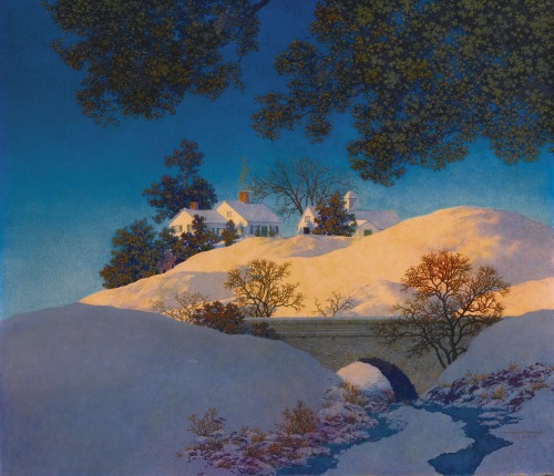 radstudies:Maxfield Parrish (American, 1870-1966)Winter Sunshine