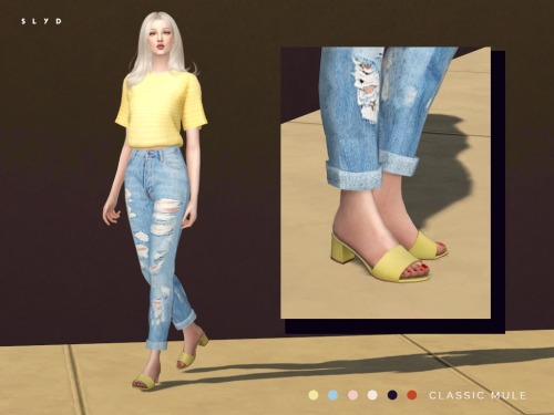 theslyd: Marais Classic Mule Download: TSR  Top - me / Jeans - HFS   Update: Fixed morph issue on ch