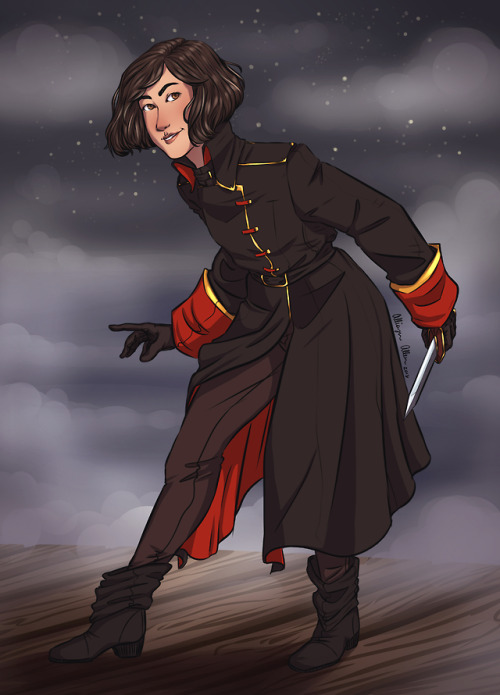 Delilah Bard. From the Shades Of Magic series by V.E. Schwab.It’s only been 8 months since I drew Ke