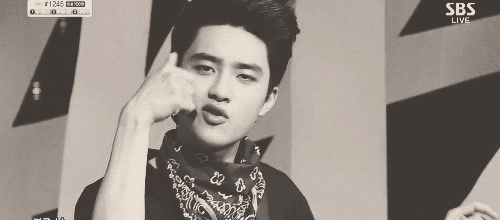 that face..Kyungsoo style!