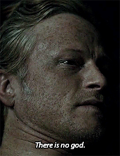 nbchannibal:  claricestarling:  Hannibal “Please don’t bitch while I’m killing you” Lecter  Hannibal “Glass is half full” Lecter 