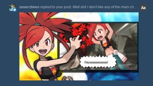 See&hellip; I can and WILL draw porn of this. Real talk though&hellip; fuck May just let me play as Flannery.