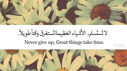 #1 Tumblr's Source For Arabic Quotes