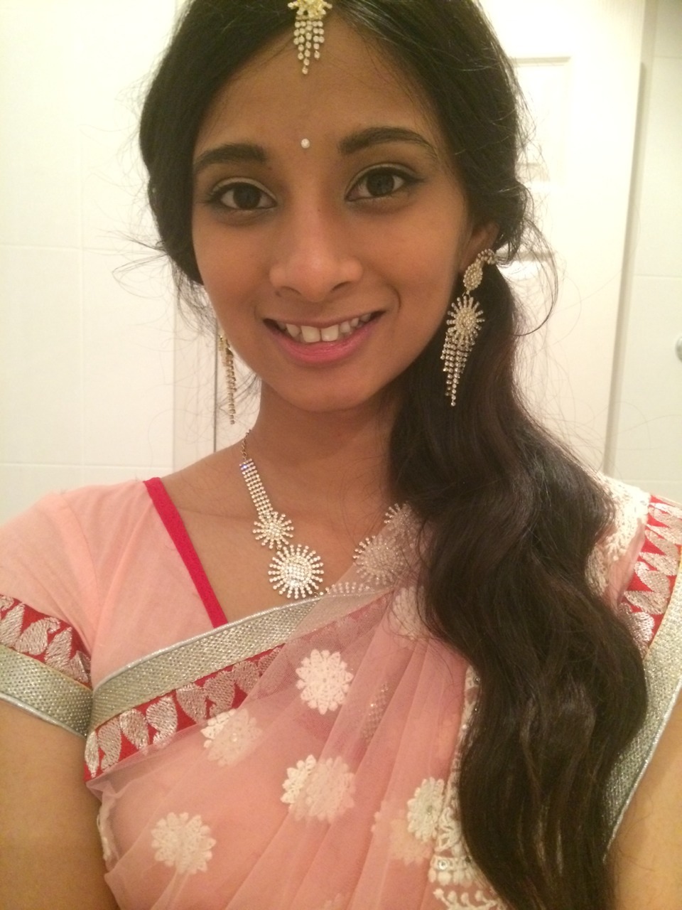 dwightdangershrute:  formal ended up super great and my saree pleats stayed perfect