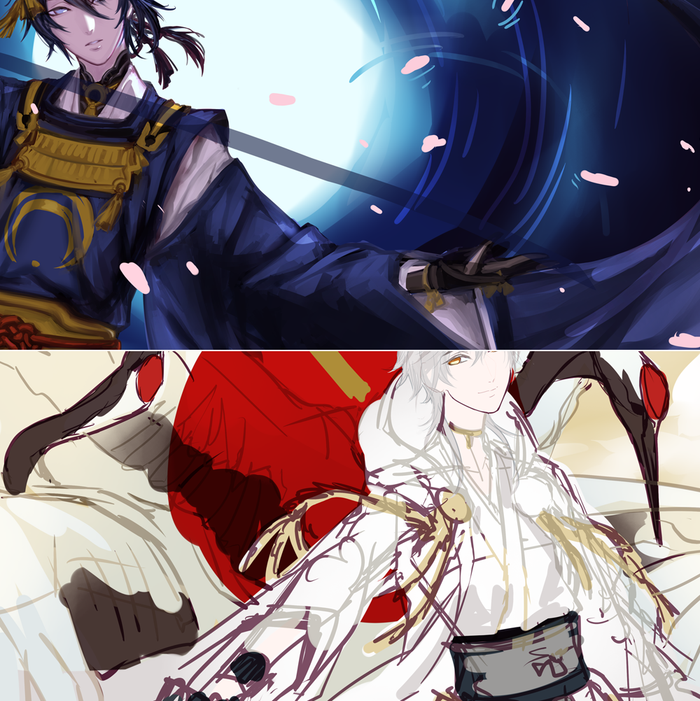 avodkabottle:  Some AX print wips to maintain blog with my own draws! Haven’t gotten