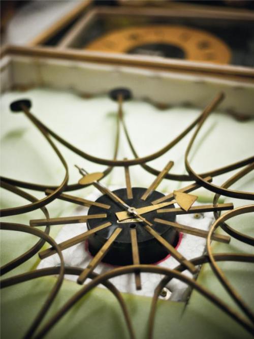 Vitra Design Collection, exclusive glimpse behind the scenes. George Nelson, wall clock 2241, 1957. 
