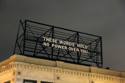 unbloom:  escapekit:  The Last Billboard A 36-foot-long billboard located at the corner of Highland and Baum in Pittsburgh, Pennsylvania. Every month, a different individual is invited to take over the billboard to broadcast personalized messages, which