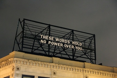 boyirl:these words hold no power over youBillboard above the Waffle Shop in Pittsburgh, PAPackard Je