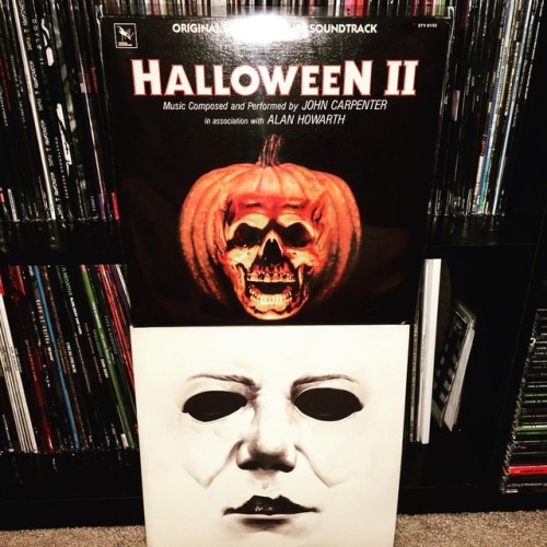 He is HOME! #Halloween #halloweenmovie #michaelmyers #horror #horrormovie #records #vinyl #vinylcoll