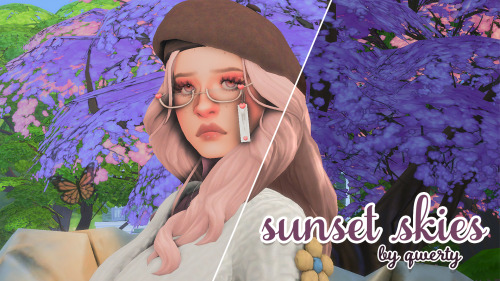 qwertysimsstuff:  .•°  hii  °•. i made a reshade preset for the sims 4! 