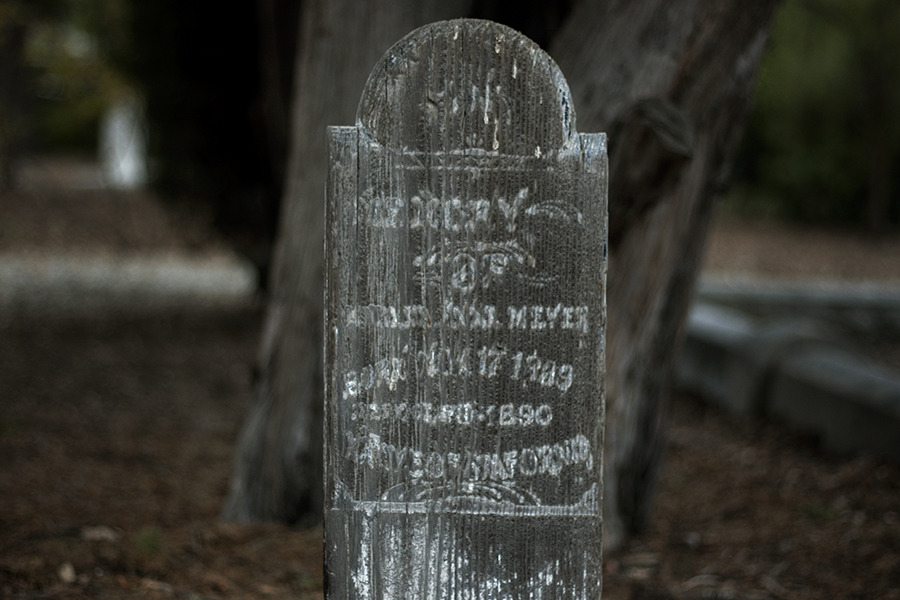 graveplaces:  Wooden grave markers 