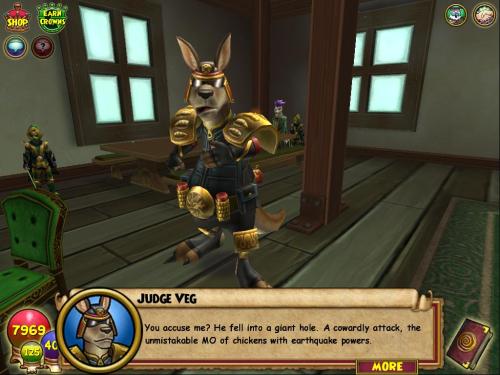 necrospellbinder:HOLY SHIT CAPTAIN FALCON’S IN WIZARD101Actually he is based on Judge Dredd!  