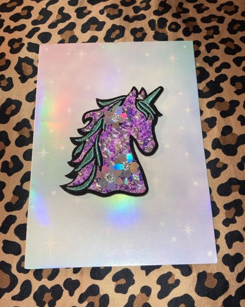 Awww thank you @owleyes5 for the #unicorn #birthday card and for supporting my #book addiction, er h