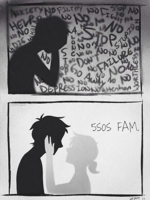 fangirlx5sos:  “ Real bands save fans, real fans save bands. ” - Michael Clifford 