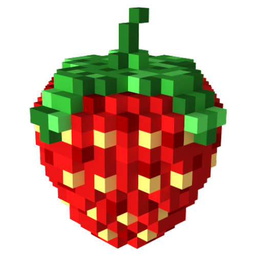Here&rsquo;s a strawberry that I created for my redbubble! You can buy it in tiled or singular print