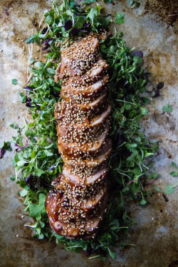 guardians-of-the-food:  Soy Sesame Maple Pork Tenderloin