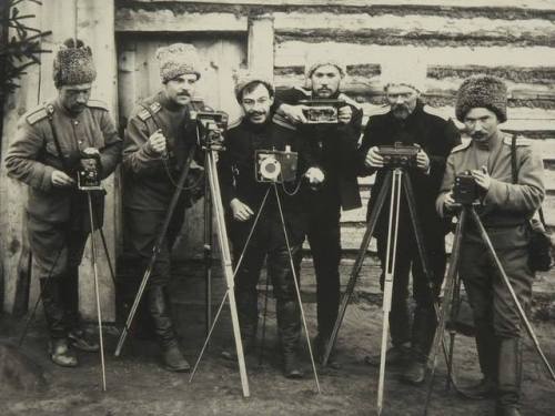 Russian photographers, 1915