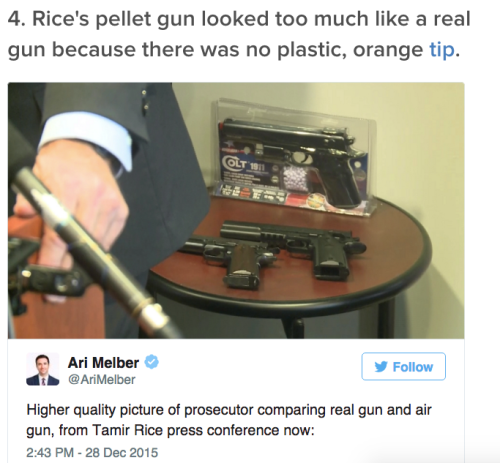 micdotcom:  At the Monday press conference, prosecutor Tim McGinty referred to Tamir Rice’s death as a “perfect storm of human error.” But all along, these examples showed how prosecutors and police blamed Rice for his own death. Why McGinty approved