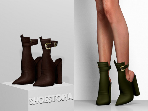 Shoestopia - Villar High Heels+10 SwatchesFemaleSmooth WeightsMorphsCustom ThumbnailHQ Mod Compatibl