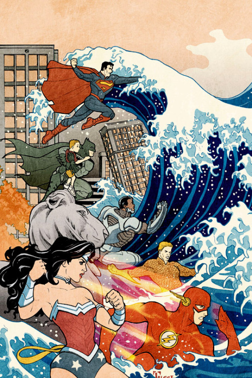thecityoftomorrow:  Justice League #15 variant cover by Billy Tucci