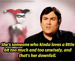 wouldyouliketoseemymask:  Paul Dini on Joker and Harley Quinn’s relationship 