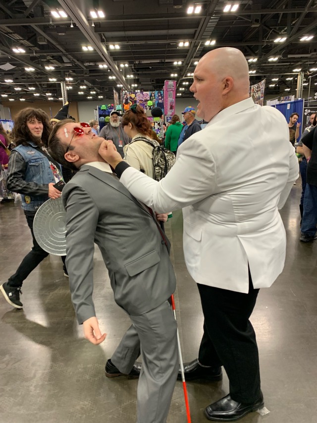 Had an excellent weekend at GalaxyCon Columbus! Cosplayed as Kingpin on Saturday, saw several Daredevil’s, another 