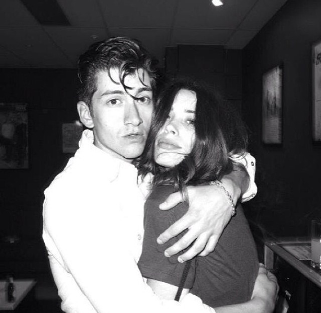 feelingstupidandcontagious:  begintheflames:  Alex Turner and Arielle Vandenberg