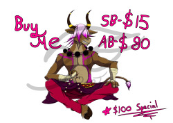 deviantartreeje:  Character for sale - Full details on my DeviantArt page. http://reeje.deviantart.com/art/Character-Auction-Moonk-Mugen-OPEN-534407387 