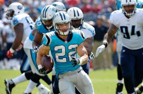 giantsorcowboys:  Manly MondayChristian McCaffrey Looks Good In Lycra And In A Skin-Tight Kit!Sexy As Hell, Baby!