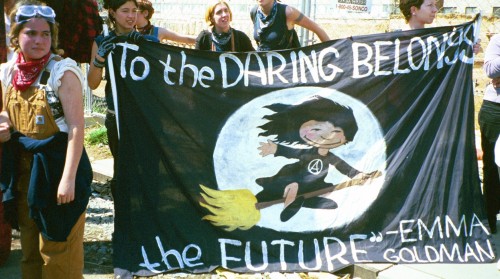 flomu:  To the daring belongs the future. - Emma Goldman