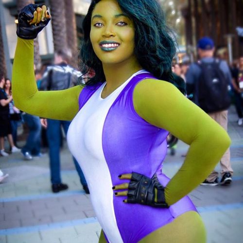 cosplayingwhileblack:Character: She-HulkSeries: Marvel ComicsCosplayer: Jade Valkyrie (www.i