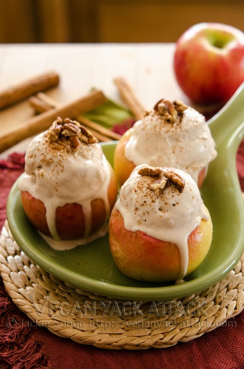 delectabledelight:   Vegan MoFo: Apple Cinnamon Sundae