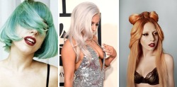 littlehookerofgaga:   aesthetic: Lady Gaga hair and wigs 