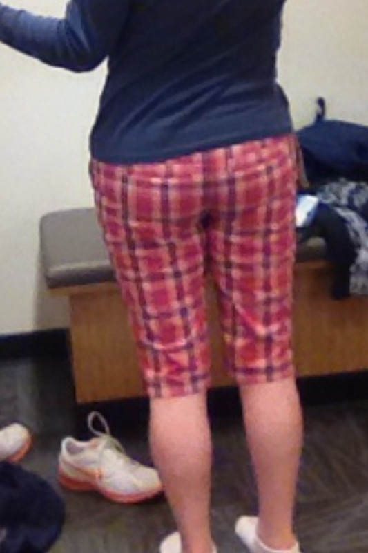 superpottamus:  My sexy wife in the fitting room.