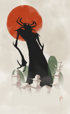 retroheavy:aku illustration I did.