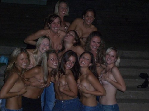 Naked wild party girls