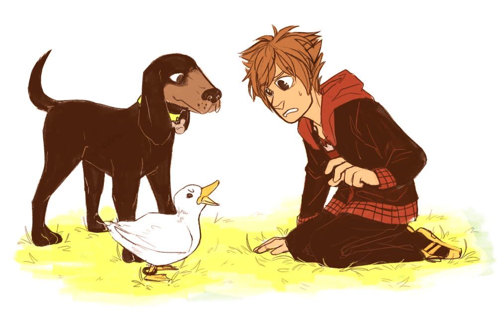 mayorofcattown:  Nomura where’s my “donald and goofy have to turn into normal
