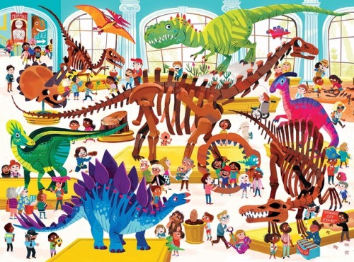 The full dinosaur puzzle plus some detail images!