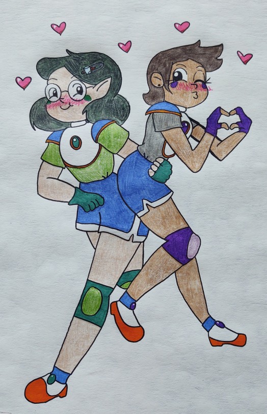 Willow And Luz Doing The Sonadow Pose UwU