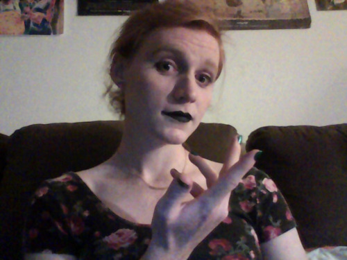 demigirlmaki:  black lipstick is flattering adult photos