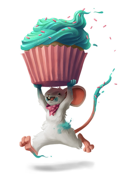 The Game I Work On Recently Turned 7, I Drew This Guy For The Event.