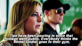 samwinchesster:I’m Agent 13 of S.H.I.E.L.D.’s Special Service. I’m assigned to protect you.