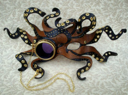 ianbrooks:  Steampunk’d Monocle Masks by