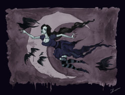 greyusurper:  Night flightby IrenHorrors