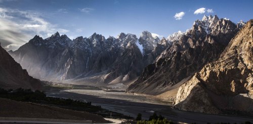 Passu Cathedral - Hunza valley, Pakistan by Tahir Kayani [5610X2762] [OS] Check this blog!