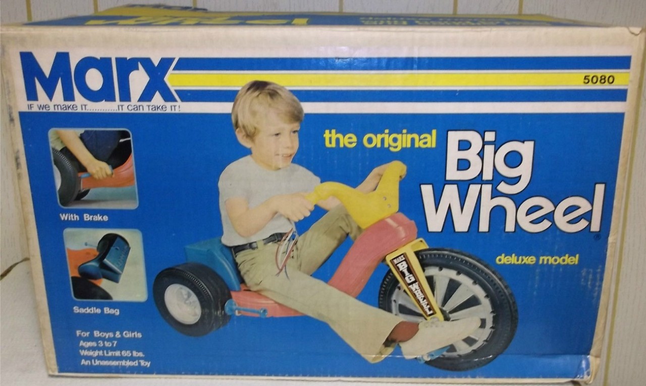 VINTAGE TOY ARCHIVE — MARX: 1970 The Original BIG WHEEL Deluxe Cycle