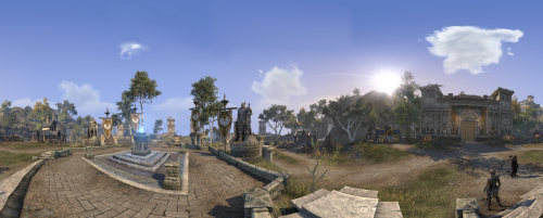 At the home bases of Cyrodiil, those arriving may mistake orderly calm for peace. But from here, arm